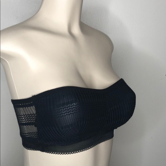 Design lab intimates black bandeau  sz small NWT - Picture 5 of 8